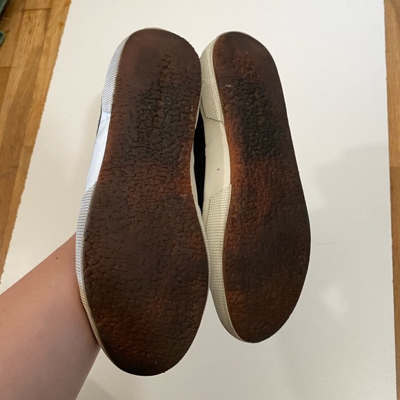 Superga Black 2750 COTU Classic Sneakers in Womens 8.5 Canvas Shoes - Picture 5 of 9